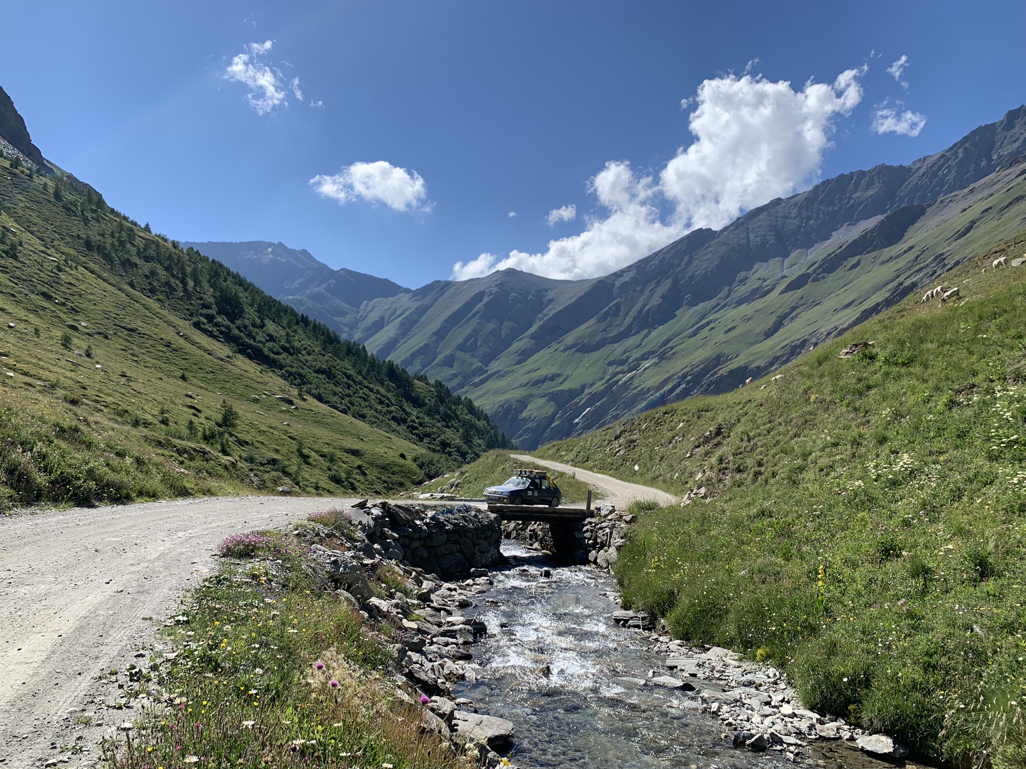 Track to the Rifugio Scarfiotti