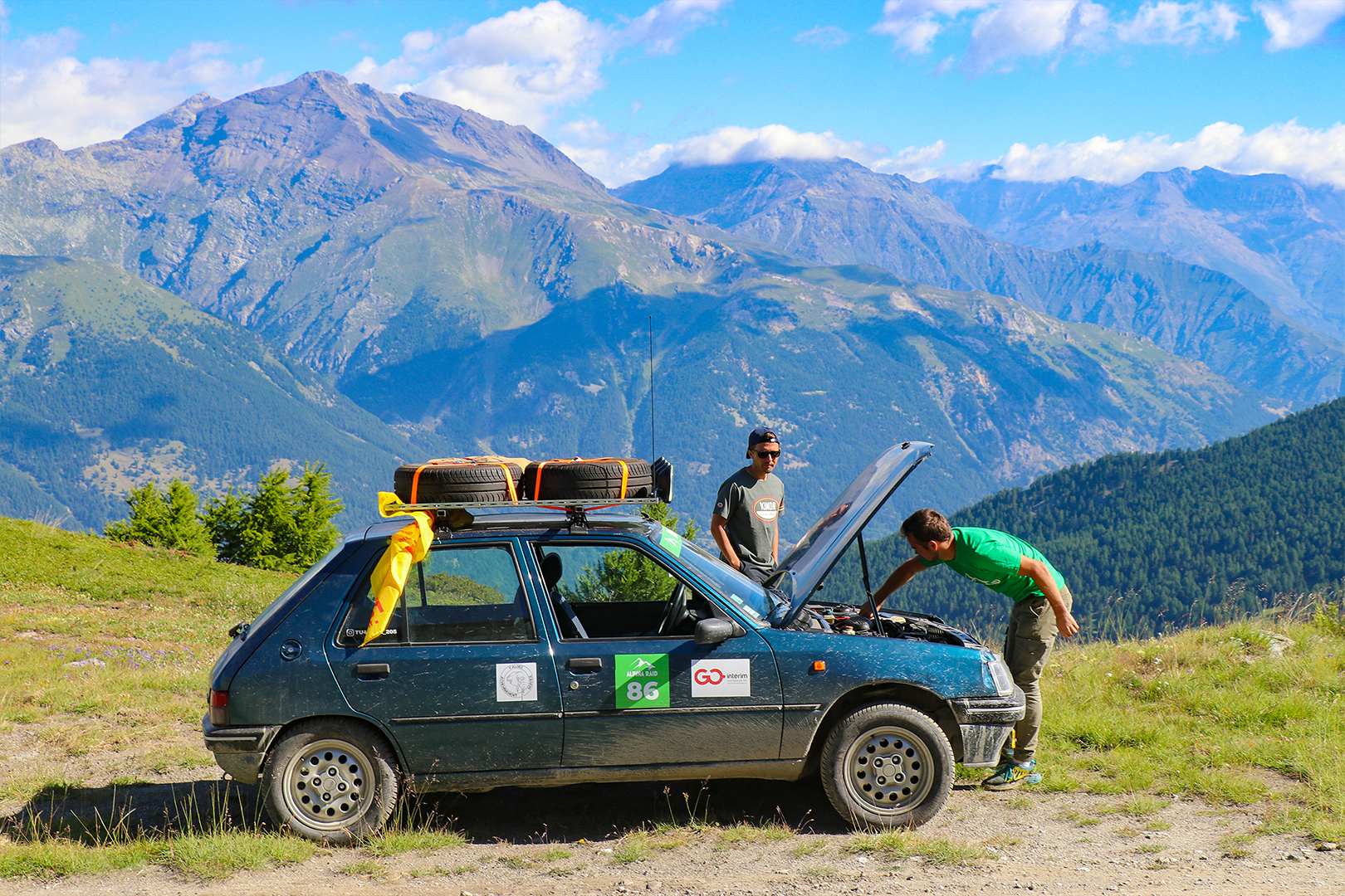 Engine check-up with a view