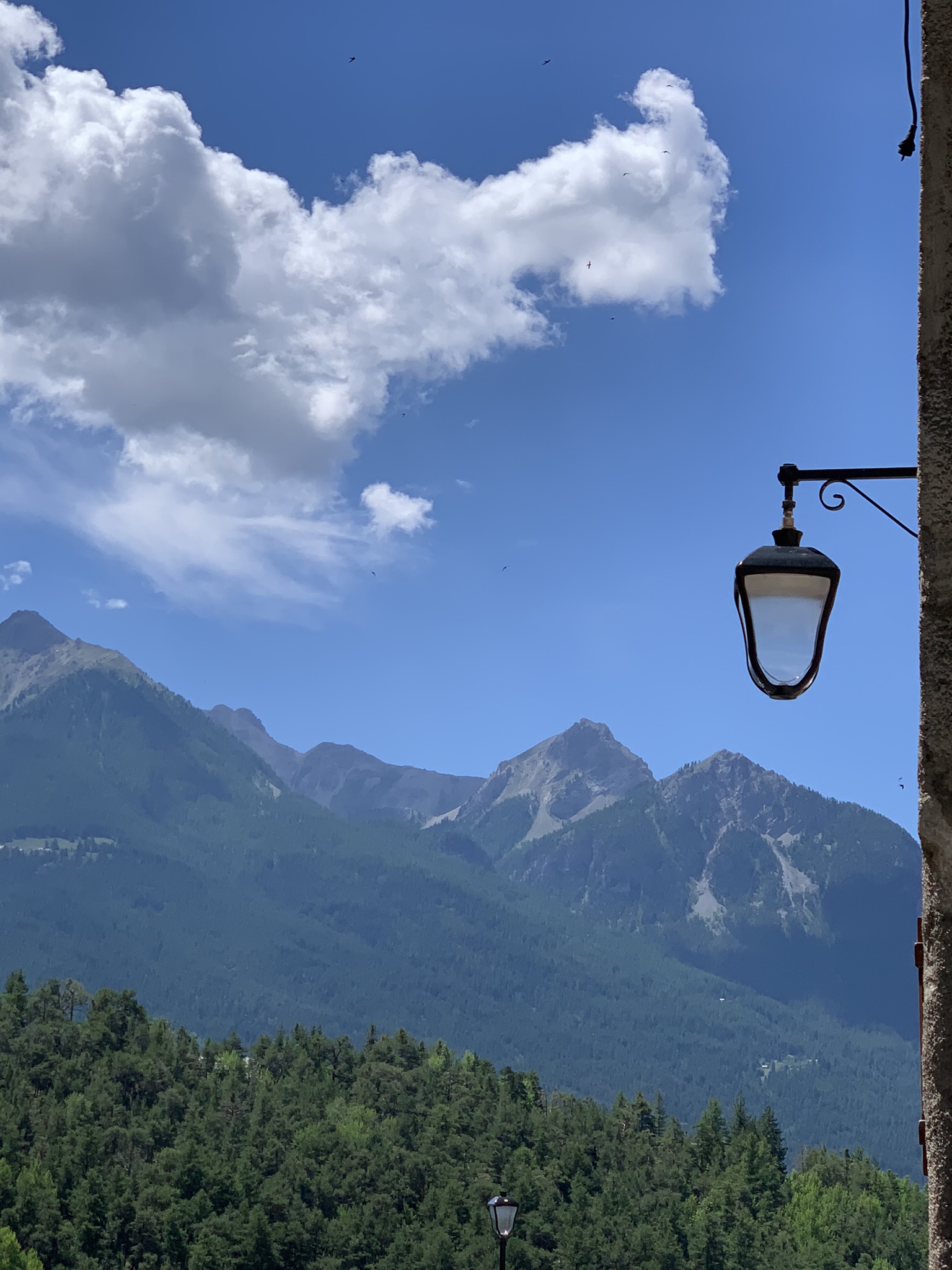 Vue sur les montagnes depuis Briançon