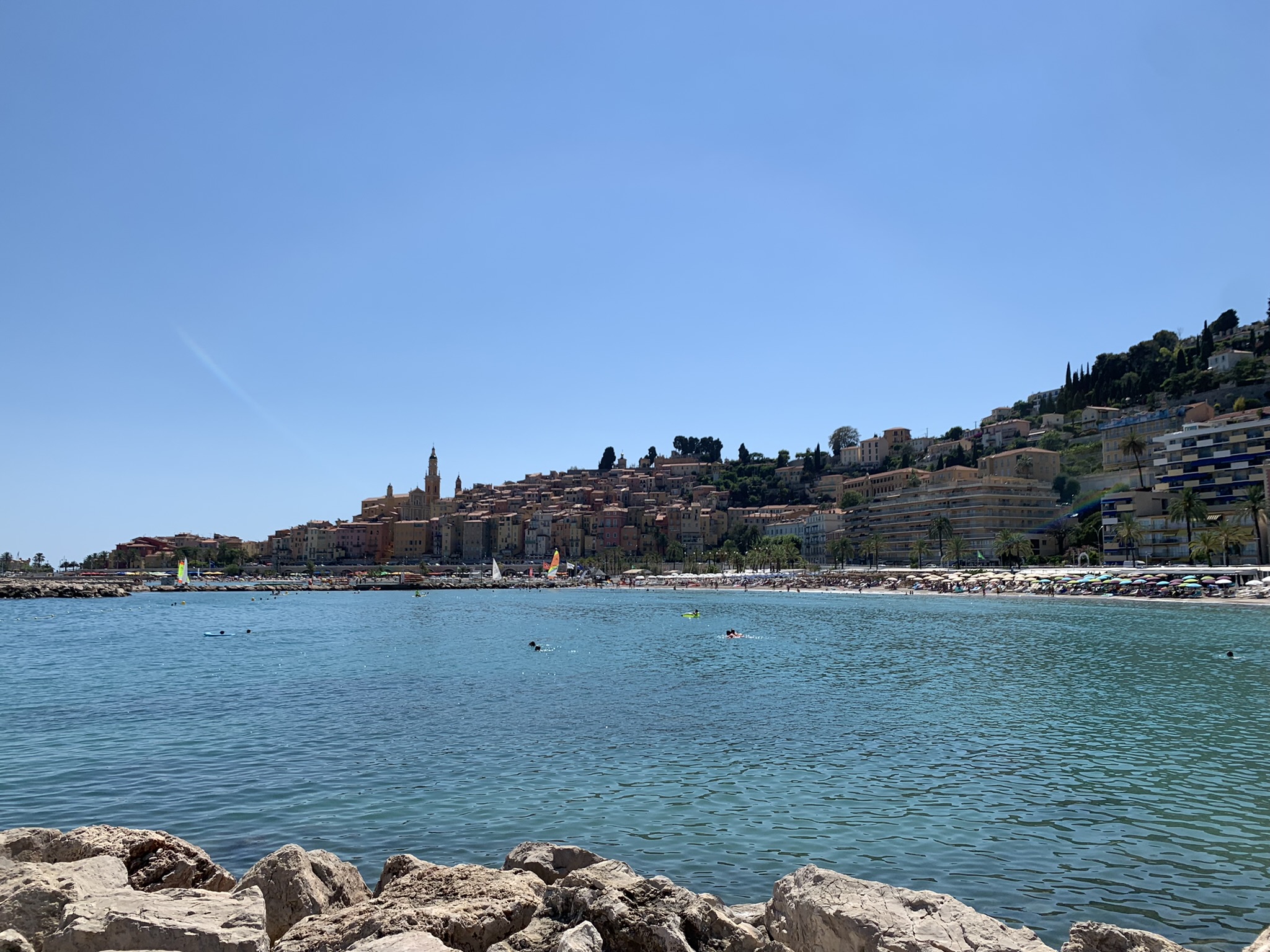 Arrivée à Menton