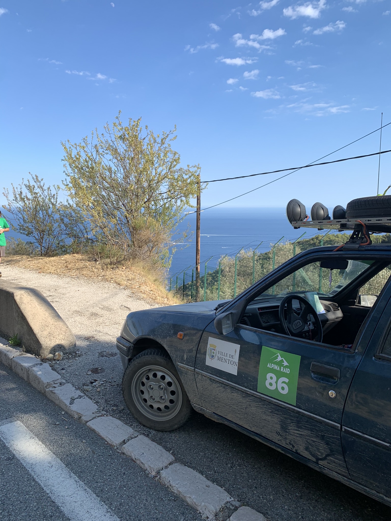 Point de vue au-dessus de Monaco