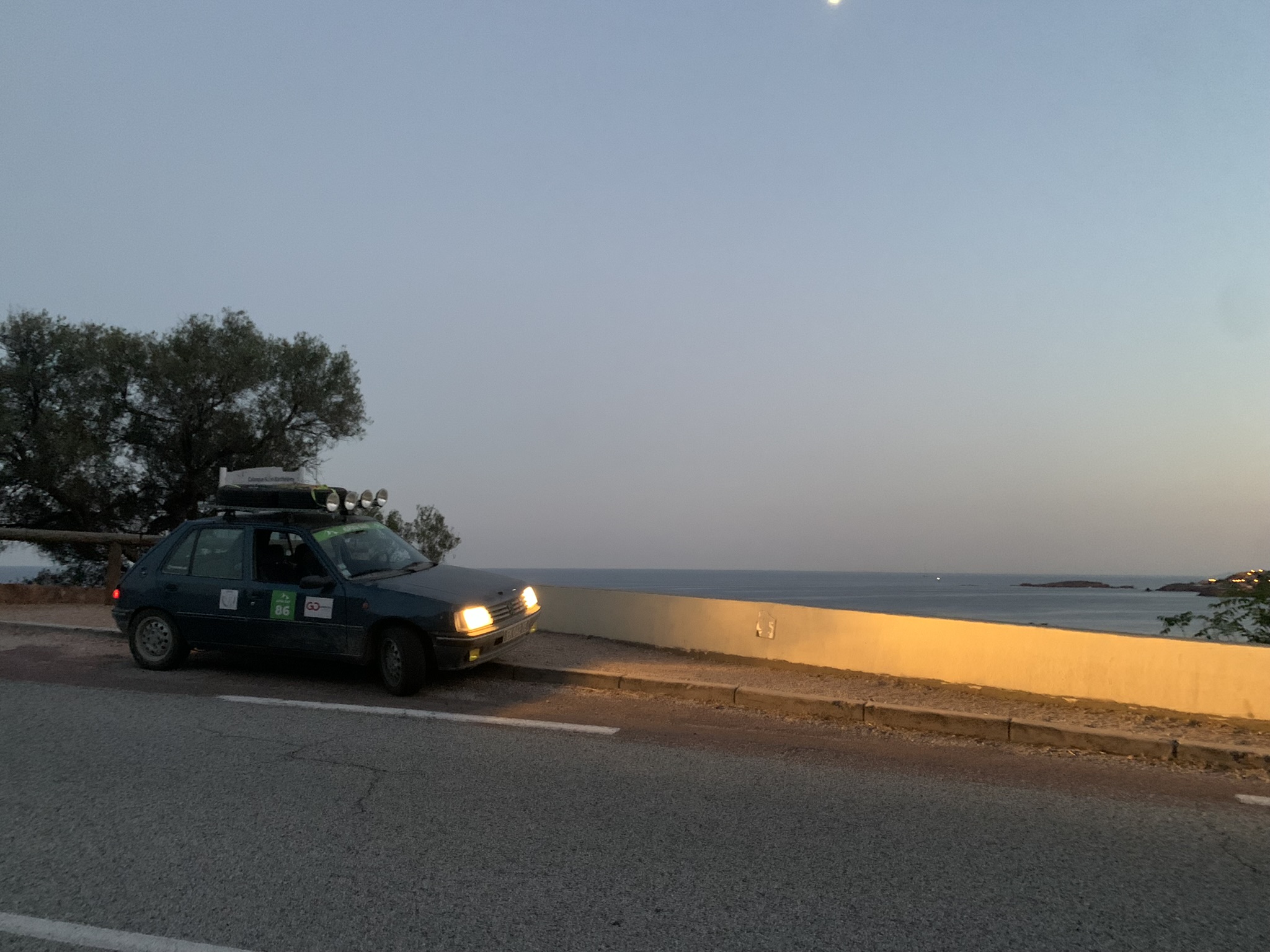 Coucher de soleil vers Théoule-sur-Mer