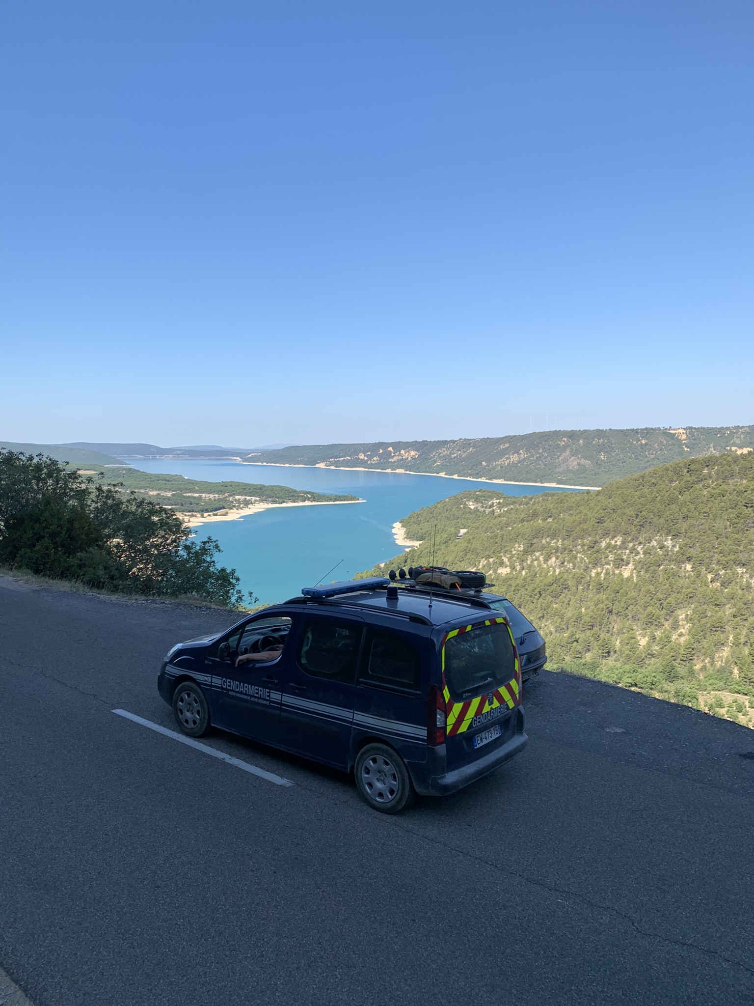 Point de vue sur le lac de Sainte-Croix